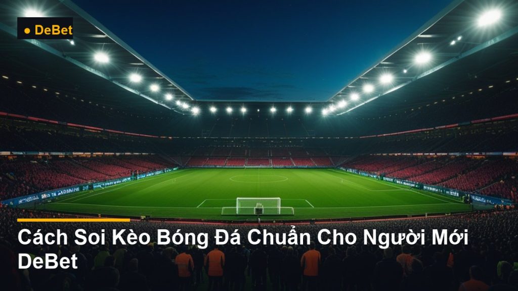 sân vận động bóng đá về đêm - Cách Soi Kèo Bóng Đá Chuẩn Cho Người Mới DeBet