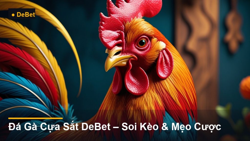 hình minh họa gà trống cách điệu - Đá Gà Cựa Sắt DeBet – Soi Kèo & Mẹo Cược